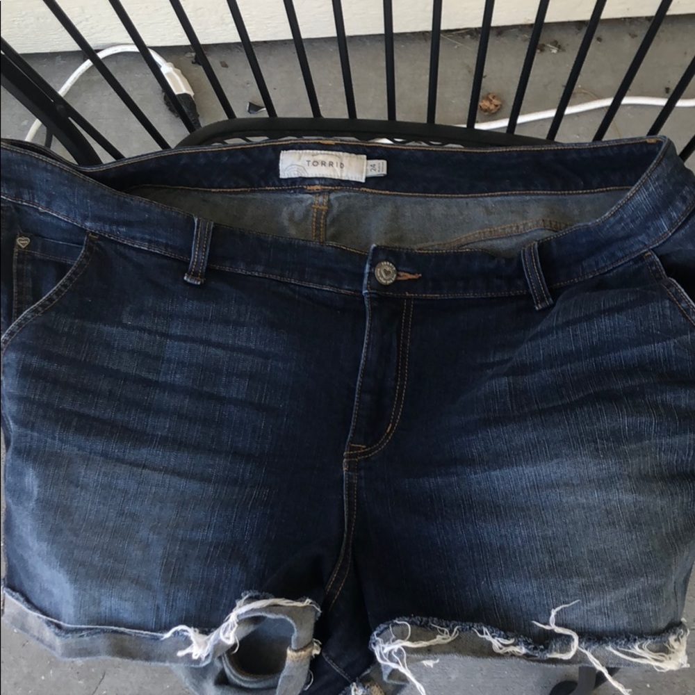 Cutoff jean shorts size 24
